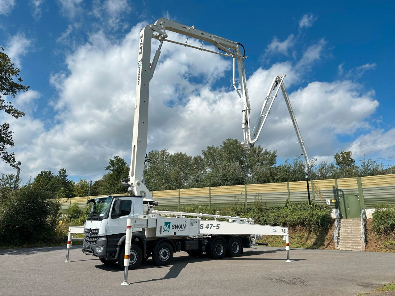 Auto pumpa za beton Mercedes-Benz Arocs 5 4142  8x4 SWAN TSP 47-5 160RZ ( 47m ): slika 21