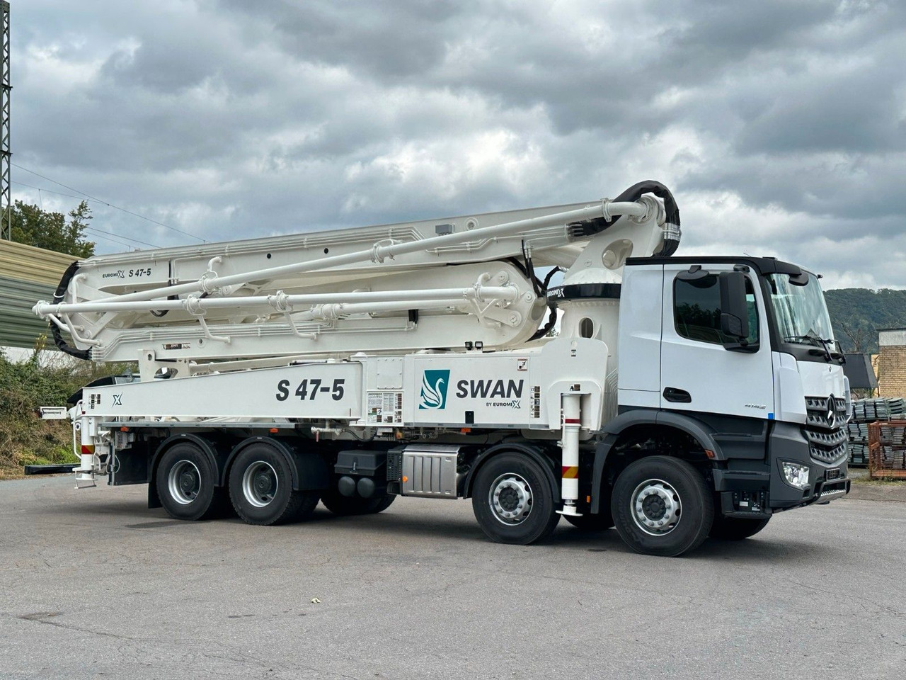 Auto pumpa za beton Mercedes-Benz Arocs 5 4142  8x4 SWAN TSP 47-5 160RZ ( 47m ): slika 10
