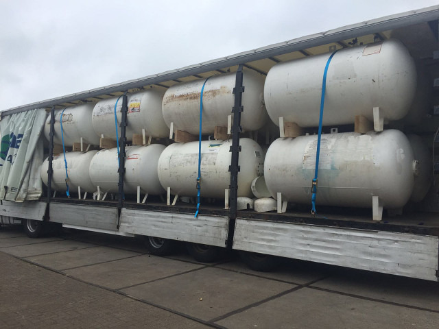 Rezervoar za gorivo 2700L(1,35 ton) Gastanks - Gas, Gaz, LPG, GPL, Propane, Butane tanks aboveground Used Tanks: slika 1