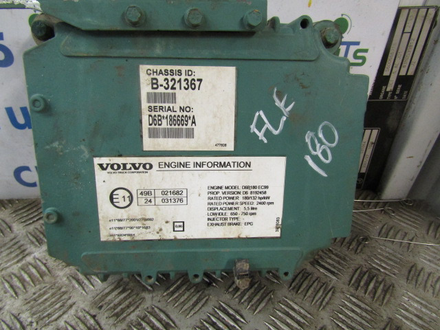VOLVO FL6 D6B 180 ENGINE ECU O/NO 03161965 – PO3 - Upravljačka jedinica za Kamion: slika 4 VOLVO FL6 D6B 180 ENGINE ECU O/NO 03161965 – PO3 - Upravljačka jedinica za Kamion: slika 4