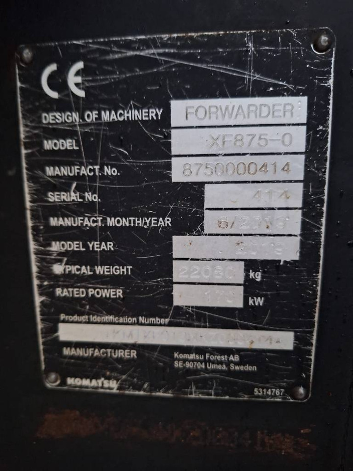 Prevoznik Komatsu 875: slika 10 Prevoznik Komatsu 875: slika 10