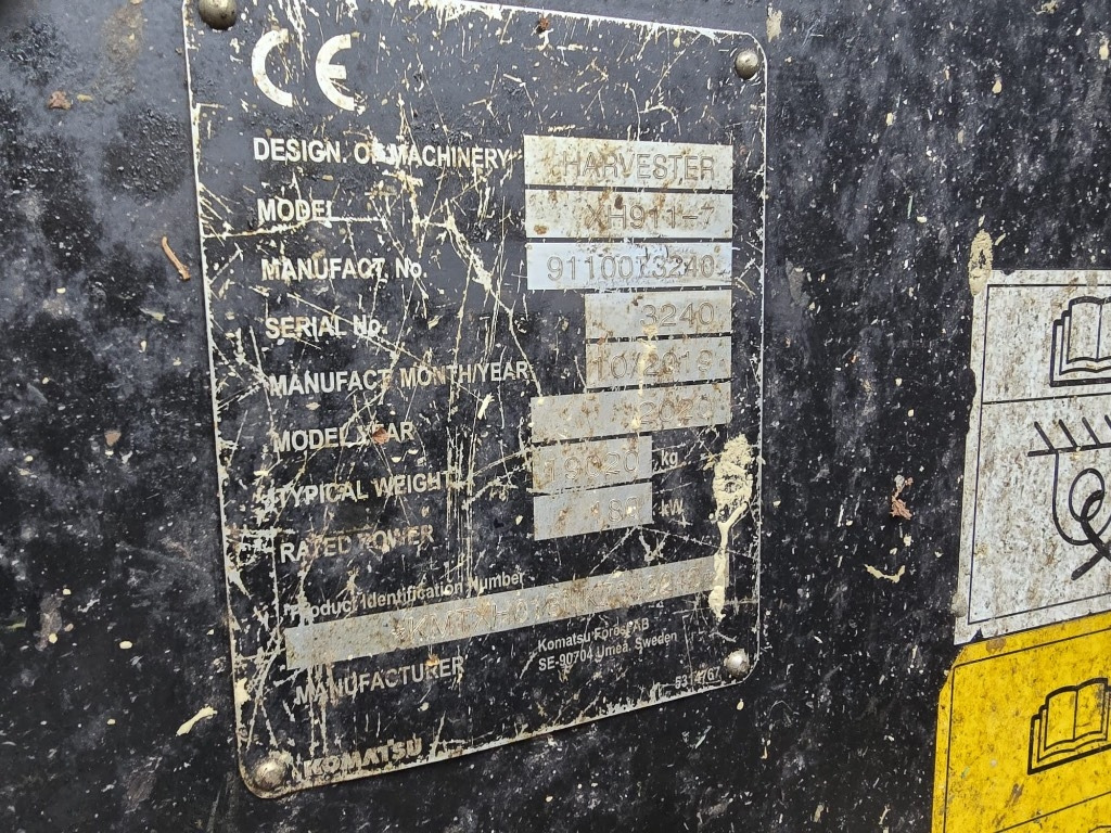 Komatsu 911.7 - Kombajn za šumarstvo: slika 5 Komatsu 911.7 - Kombajn za šumarstvo: slika 5