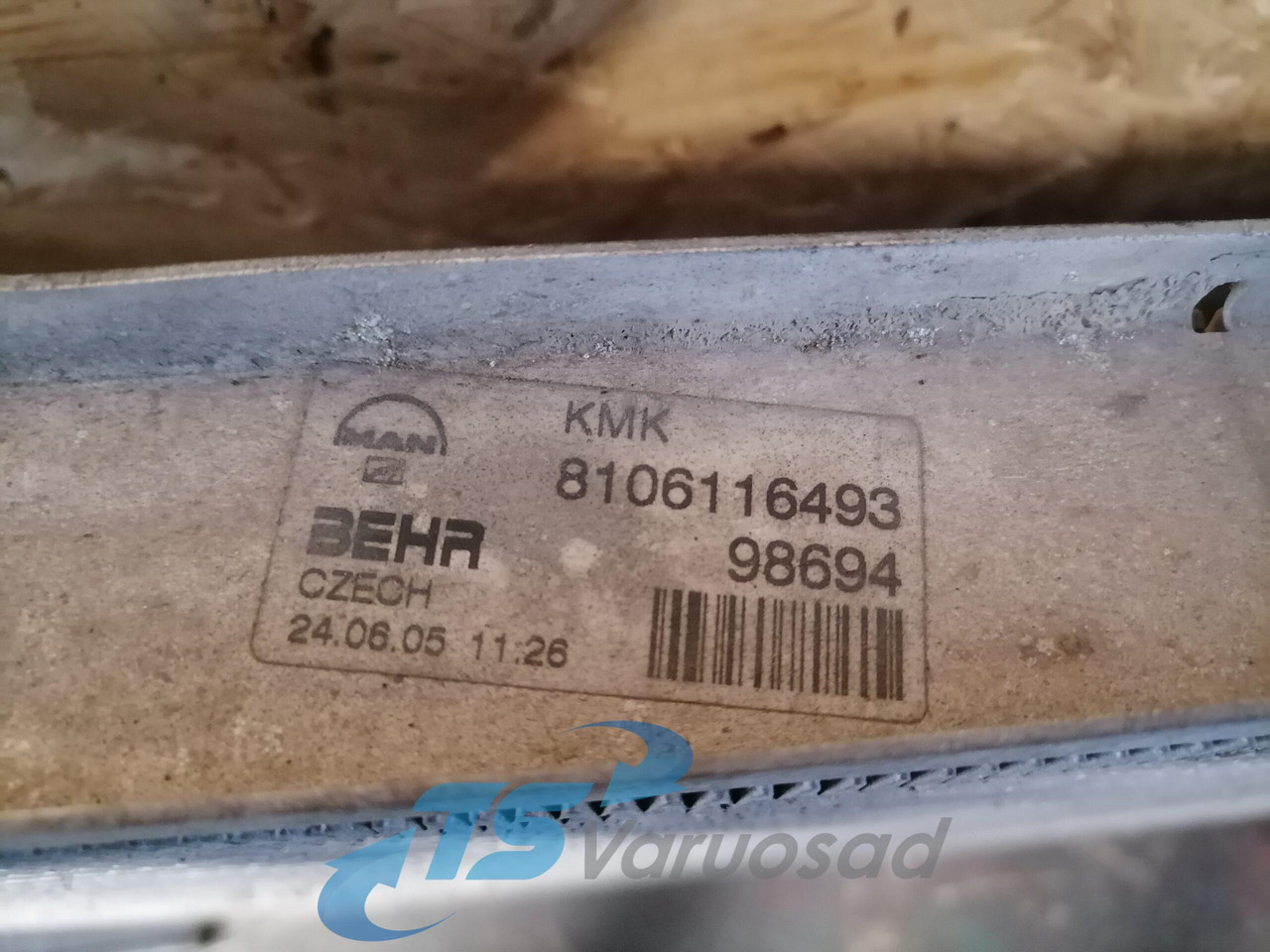 MAN Cooling radiator 8106116493 - Radijator za Kamion: slika 3 MAN Cooling radiator 8106116493 - Radijator za Kamion: slika 3