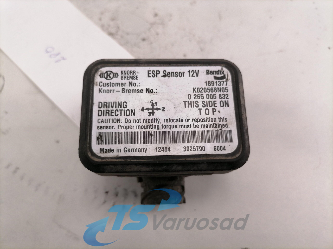 Scania Andur, ESP 1891377 - Senzor za Kamion: slika 3 Scania Andur, ESP 1891377 - Senzor za Kamion: slika 3