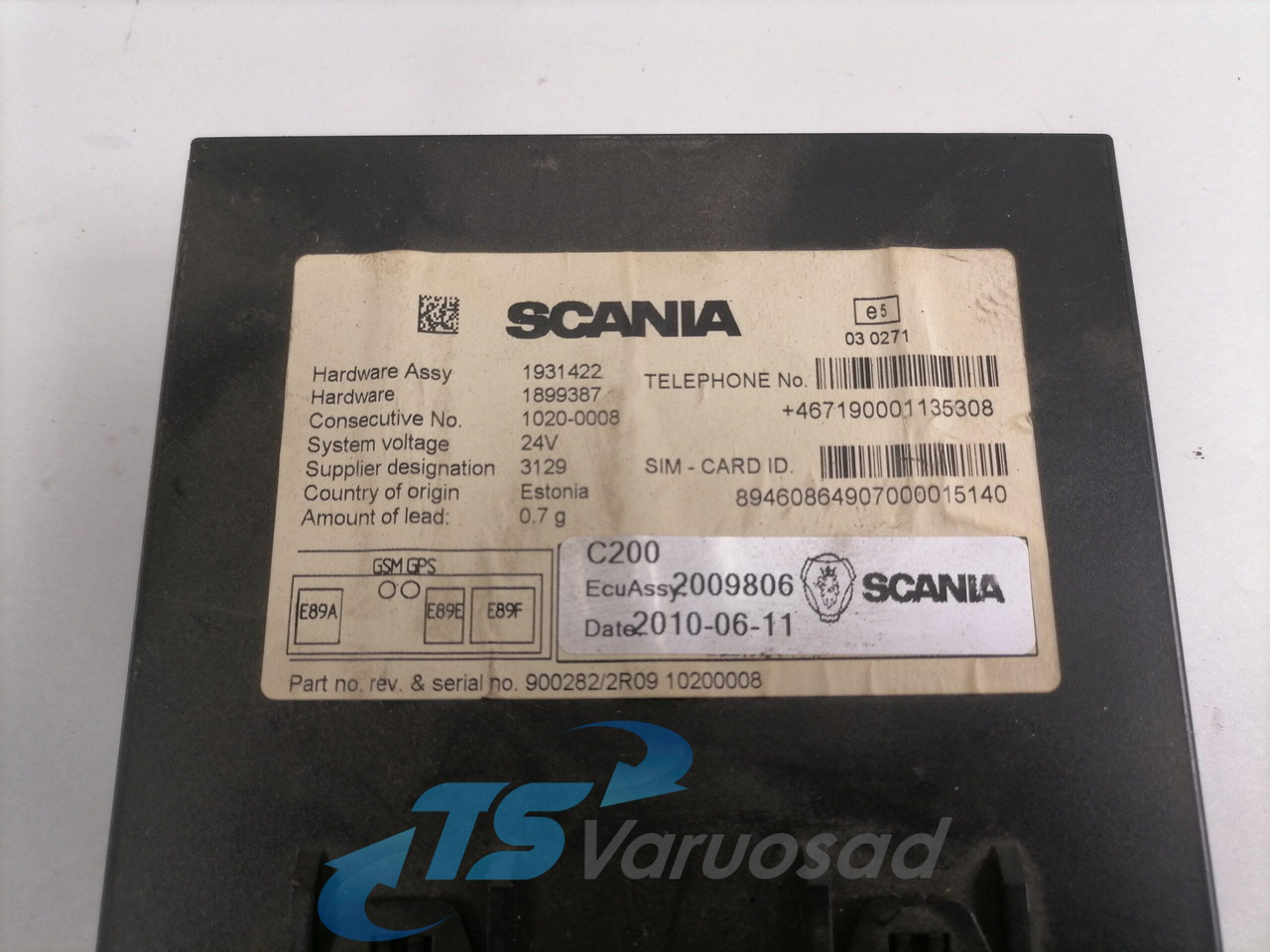 Scania Juhtplokk, RTC 2009806 - Upravljačka jedinica za Kamion: slika 3 Scania Juhtplokk, RTC 2009806 - Upravljačka jedinica za Kamion: slika 3