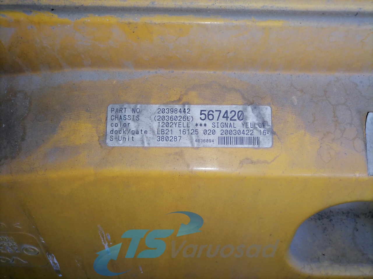 Volvo Grille panel 20360266 - Rešetka za Kamion: slika 4 Volvo Grille panel 20360266 - Rešetka za Kamion: slika 4