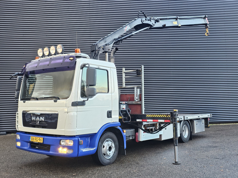 MAN TGL 12.220 / HIAB CRANE / MACHINE TRANSPORT - Kamion sa dizalicom: slika 1 MAN TGL 12.220 / HIAB CRANE / MACHINE TRANSPORT - Kamion sa dizalicom: slika 1