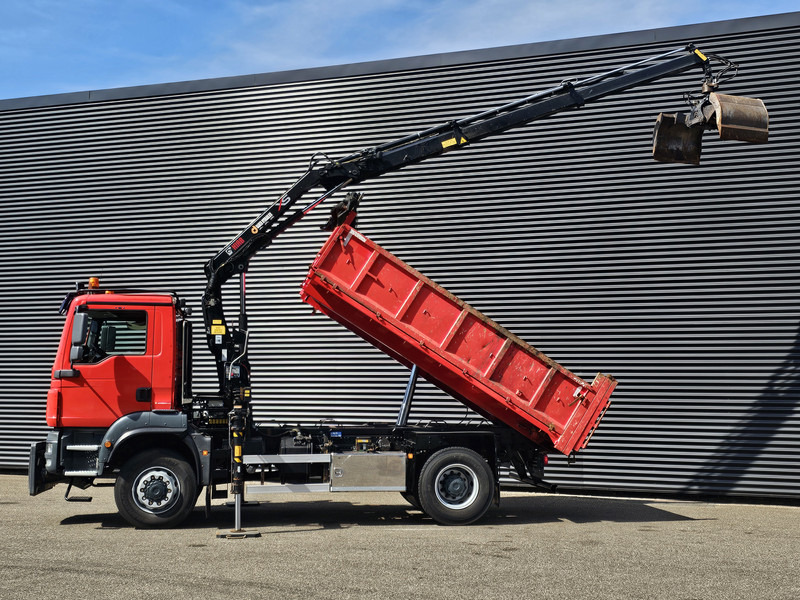 MAN TGM 18.250 / 4X4 / EEV / HIAB CRANE + TIPPER / SPRING - Istovarivač, Kamion sa dizalicom: slika 2 MAN TGM 18.250 / 4X4 / EEV / HIAB CRANE + TIPPER / SPRING - Istovarivač, Kamion sa dizalicom: slika 2
