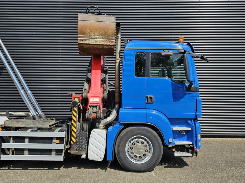 Kamion sa kablovskim sistemom, Kamion sa dizalicom MAN TGS 35.400 / 8x4-4 / CONTAINER SYSTEM / PALFINGER Z CRANE: slika 15