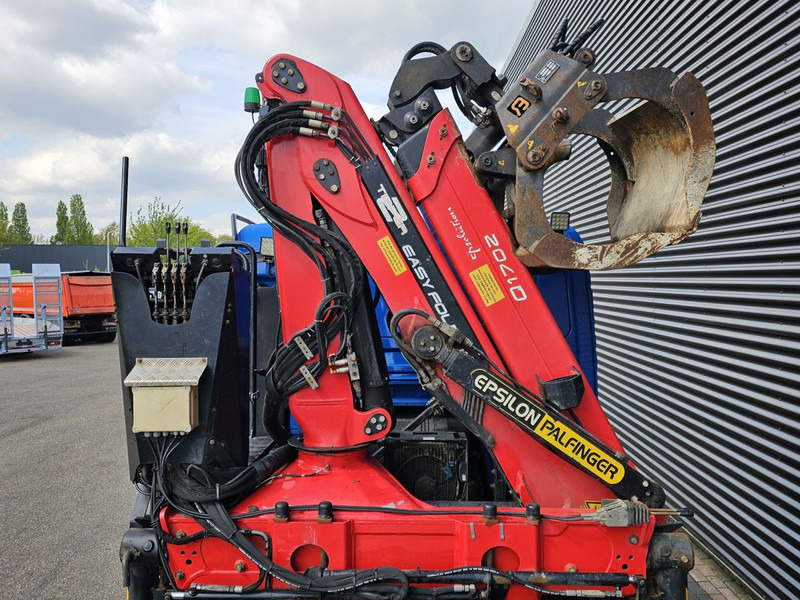 Kamion sa kablovskim sistemom, Kamion sa dizalicom MAN TGS 35.400 / 8x4-4 / CONTAINER SYSTEM / PALFINGER Z CRANE: slika 14