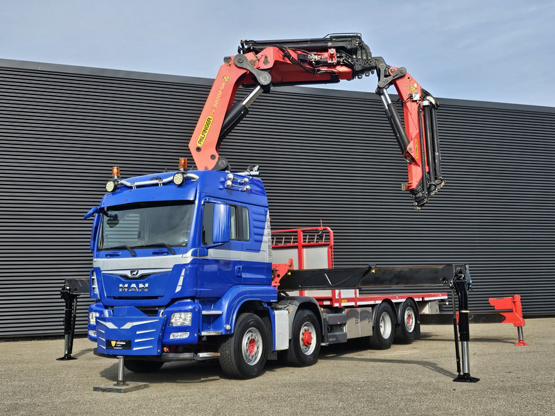 MAN TGS 35.500 8x4-6 / PALFINGER 92 t/m CRANE +JIB - Kamion sa tovarnim sandukom: slika 4 MAN TGS 35.500 8x4-6 / PALFINGER 92 t/m CRANE +JIB - Kamion sa tovarnim sandukom: slika 4