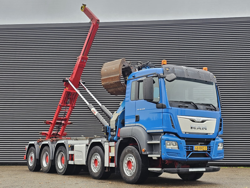Kamion sa hidrauličnom kukom, Kamion sa dizalicom MAN TGS 47.440 BBL / 10X4 HOOKLIFT + Z CRANE: slika 9 Kamion sa hidrauličnom kukom, Kamion sa dizalicom MAN TGS 47.440 BBL / 10X4 HOOKLIFT + Z CRANE: slika 9