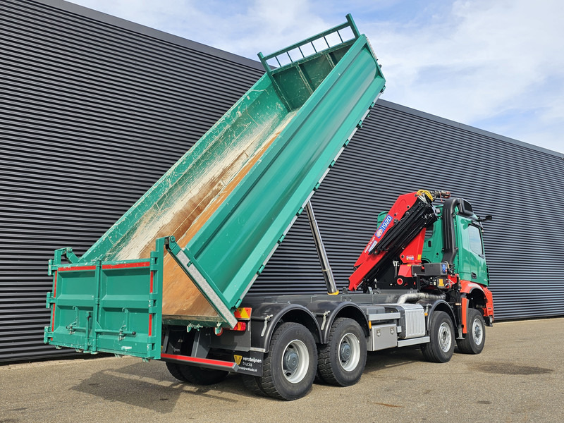 Mercedes-Benz AROCS 4145 / 8X6 / TIPPER + HMF CRANE - Kamion sa dizalicom: slika 4 Mercedes-Benz AROCS 4145 / 8X6 / TIPPER + HMF CRANE - Kamion sa dizalicom: slika 4