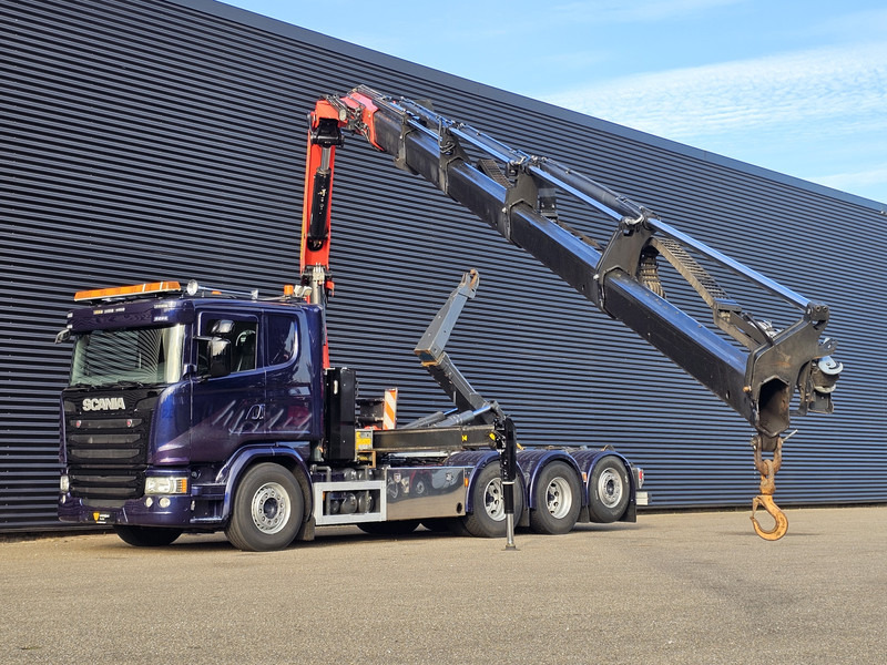Scania G490 8x4*4 / PALFINGER CRANE + HOOKLIFT - Kamion sa hidrauličnom kukom, Kamion sa dizalicom: slika 3 Scania G490 8x4*4 / PALFINGER CRANE + HOOKLIFT - Kamion sa hidrauličnom kukom, Kamion sa dizalicom: slika 3