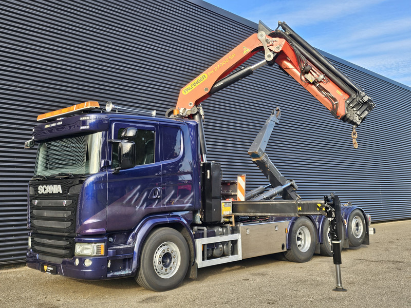 Scania G490 8x4*4 / PALFINGER CRANE + HOOKLIFT - Kamion sa hidrauličnom kukom, Kamion sa dizalicom: slika 4 Scania G490 8x4*4 / PALFINGER CRANE + HOOKLIFT - Kamion sa hidrauličnom kukom, Kamion sa dizalicom: slika 4