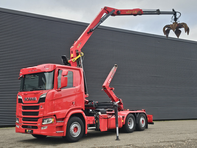 Scania R520 V8 6x2/4 / EPSILON CRANE + HOOKLIFT - Kamion sa hidrauličnom kukom, Kamion sa dizalicom: slika 1 Scania R520 V8 6x2/4 / EPSILON CRANE + HOOKLIFT - Kamion sa hidrauličnom kukom, Kamion sa dizalicom: slika 1