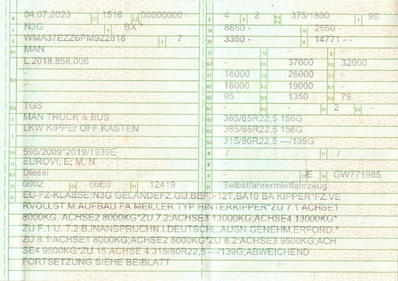 MAN 35.510 TGS | Meiller Thermo | E-Verdeck | TOP - Istovarivač: slika 2 MAN 35.510 TGS | Meiller Thermo | E-Verdeck | TOP - Istovarivač: slika 2