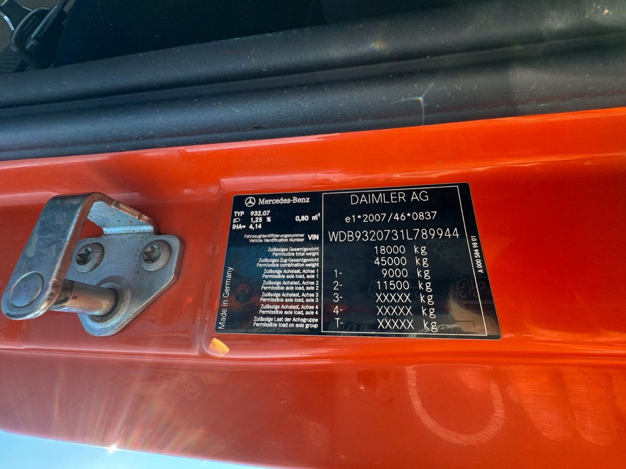 Istovarivač Mercedes-Benz 1844 4x4 Meiller 3S Bordmatik Palfinger PK16001K: slika 19