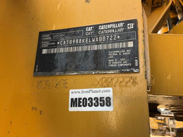 CAT 988K - Utovarivač točkaš: slika 5 CAT 988K - Utovarivač točkaš: slika 5