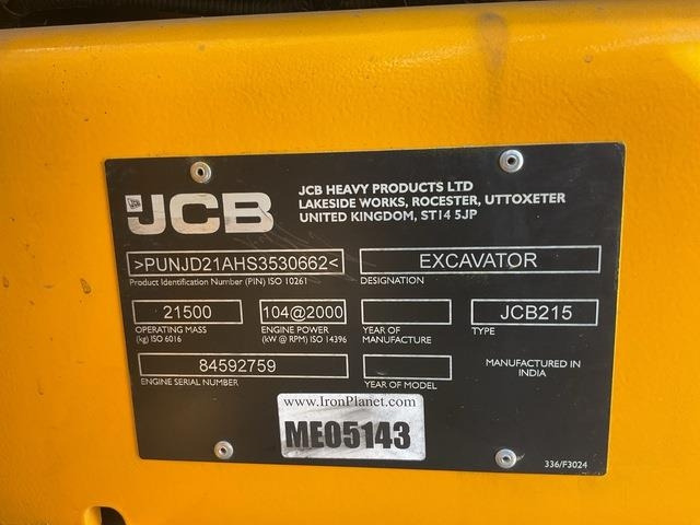 JCB 215LC - Bager guseničar: slika 5 JCB 215LC - Bager guseničar: slika 5