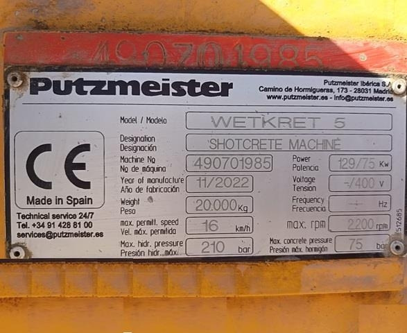 Putzmeister WETKRET5 - Auto pumpa za beton: slika 5 Putzmeister WETKRET5 - Auto pumpa za beton: slika 5