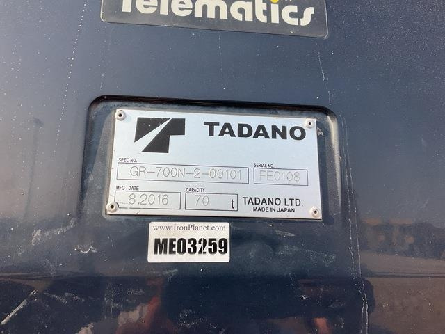Tadano GR700N-2 - Autokran za teške terene: slika 5 Tadano GR700N-2 - Autokran za teške terene: slika 5
