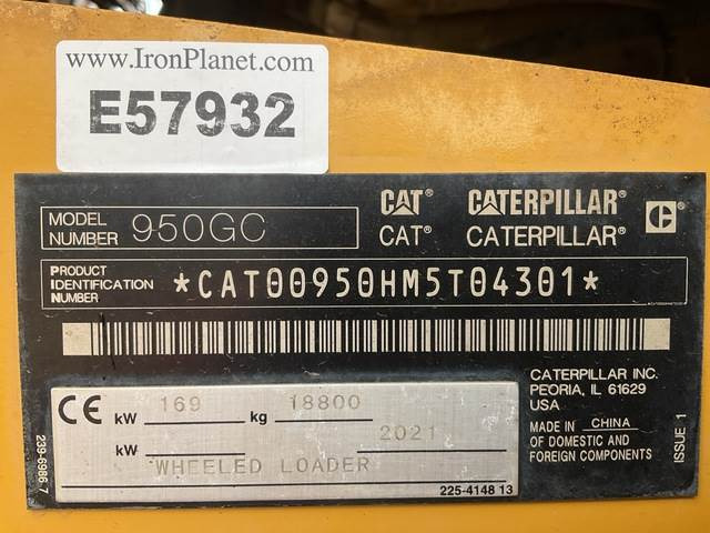 CAT 950GC - Utovarivač točkaš: slika 5 CAT 950GC - Utovarivač točkaš: slika 5