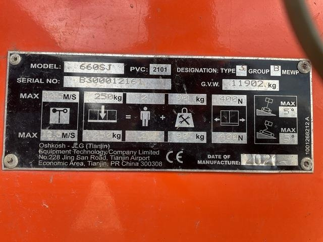 JLG 660SJ - Teleskopska platforma: slika 5 JLG 660SJ - Teleskopska platforma: slika 5