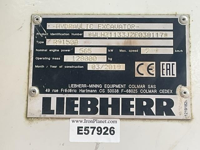 Liebherr R9150B - Bager guseničar: slika 5 Liebherr R9150B - Bager guseničar: slika 5