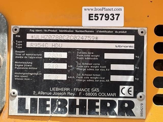 Liebherr R954C HDV - Bager za rušenje: slika 5 Liebherr R954C HDV - Bager za rušenje: slika 5