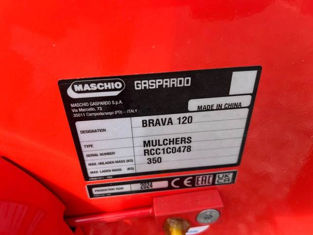 Maschio Gaspardo Brava 120 3P Fix - Tarup: slika 5 Maschio Gaspardo Brava 120 3P Fix - Tarup: slika 5