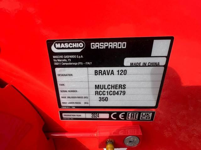 Maschio Gaspardo Brava 120 3P Fix - Tarup: slika 5 Maschio Gaspardo Brava 120 3P Fix - Tarup: slika 5