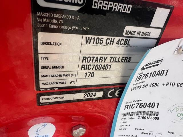 Maschio Gaspardo W105 CH 4CBL - Traktorska freza: slika 5 Maschio Gaspardo W105 CH 4CBL - Traktorska freza: slika 5