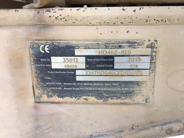 Komatsu HD465-8EO - Kiper sa krutom šasijom/ Kiper za kamen: slika 5 Komatsu HD465-8EO - Kiper sa krutom šasijom/ Kiper za kamen: slika 5
