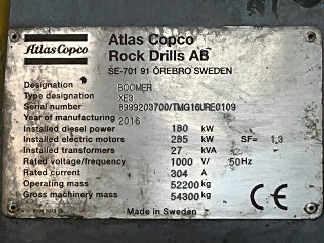 Atlas Copco XE3C - Rudarska mašina: slika 5 Atlas Copco XE3C - Rudarska mašina: slika 5