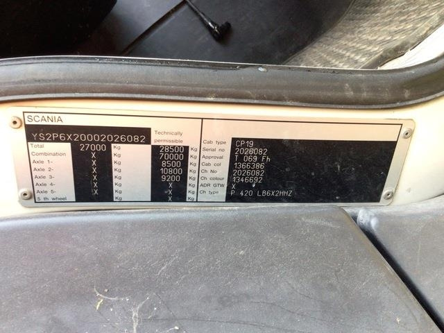 Scania P420LB - Mikser za beton: slika 5 Scania P420LB - Mikser za beton: slika 5