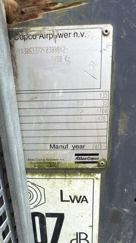 Atlas Copco Y35 - Kompresor za vazduh: slika 5 Atlas Copco Y35 - Kompresor za vazduh: slika 5
