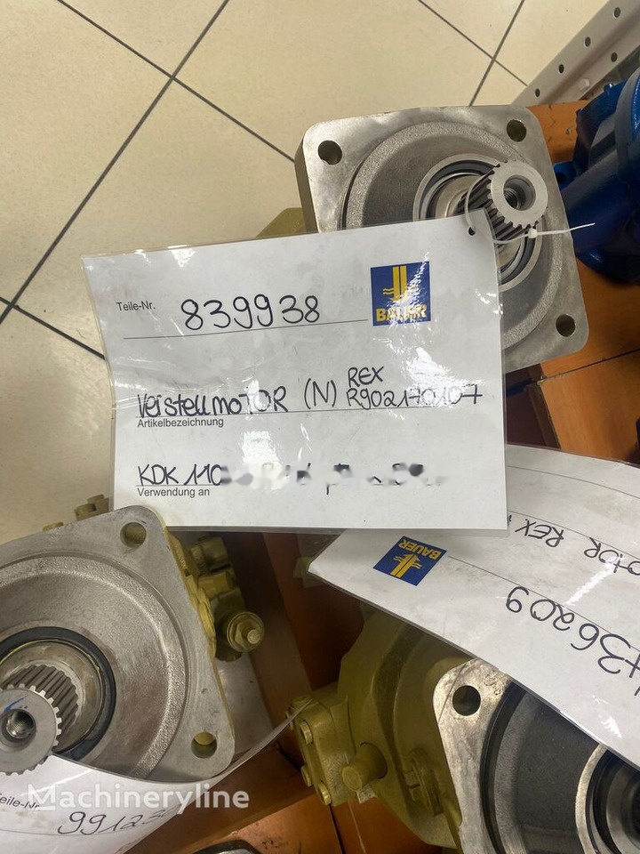 Rexroth KDK110 VON BGM, 35 R902170107 for pile driver - Hidraulični motor: slika 3 Rexroth KDK110 VON BGM, 35 R902170107 for pile driver - Hidraulični motor: slika 3