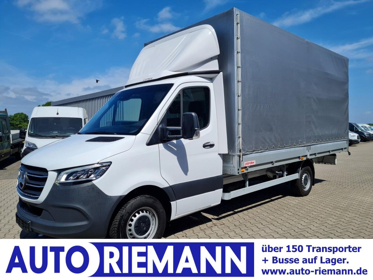 Mercedes-Benz Sprinter 317 Pritsche Plane 10 Pal. RWD LED - Dostavno vozilo sa ceradom: slika 1 Mercedes-Benz Sprinter 317 Pritsche Plane 10 Pal. RWD LED - Dostavno vozilo sa ceradom: slika 1