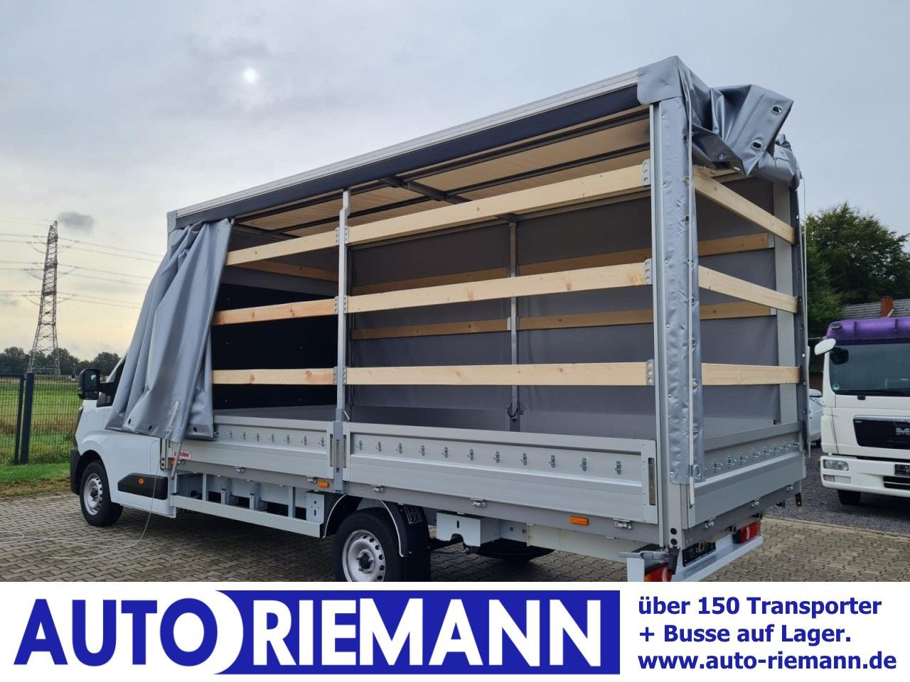 Renault Master 35 Pritsche Schiebe Plane dCi 170 10 Pal. - Dostavno vozilo sa ceradom: slika 1 Renault Master 35 Pritsche Schiebe Plane dCi 170 10 Pal. - Dostavno vozilo sa ceradom: slika 1