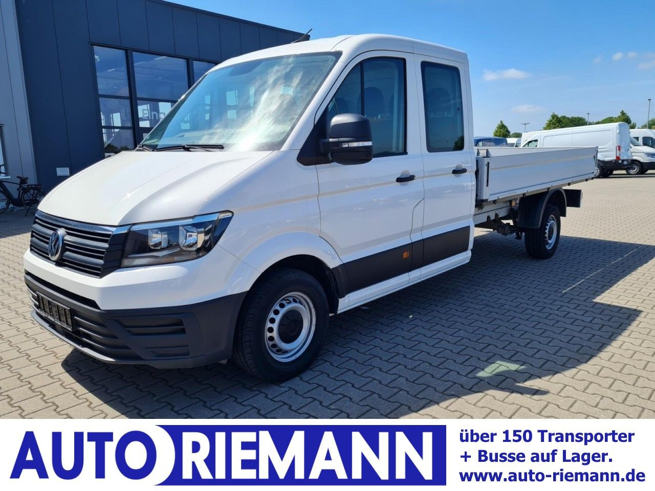 Volkswagen Crafter 35 Doka TDI Lang AHK KLIMA - Dostavno vozilo s ravnom platformom, Dostavno vozilo sa duplom kabinom: slika 1 Volkswagen Crafter 35 Doka TDI Lang AHK KLIMA - Dostavno vozilo s ravnom platformom, Dostavno vozilo sa duplom kabinom: slika 1