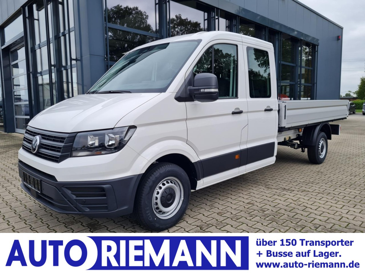 Volkswagen Crafter 35 Doka TDI Pritsche L4 AHK Komfortsitz - Dostavno vozilo s ravnom platformom, Dostavno vozilo sa duplom kabinom: slika 1 Volkswagen Crafter 35 Doka TDI Pritsche L4 AHK Komfortsitz - Dostavno vozilo s ravnom platformom, Dostavno vozilo sa duplom kabinom: slika 1