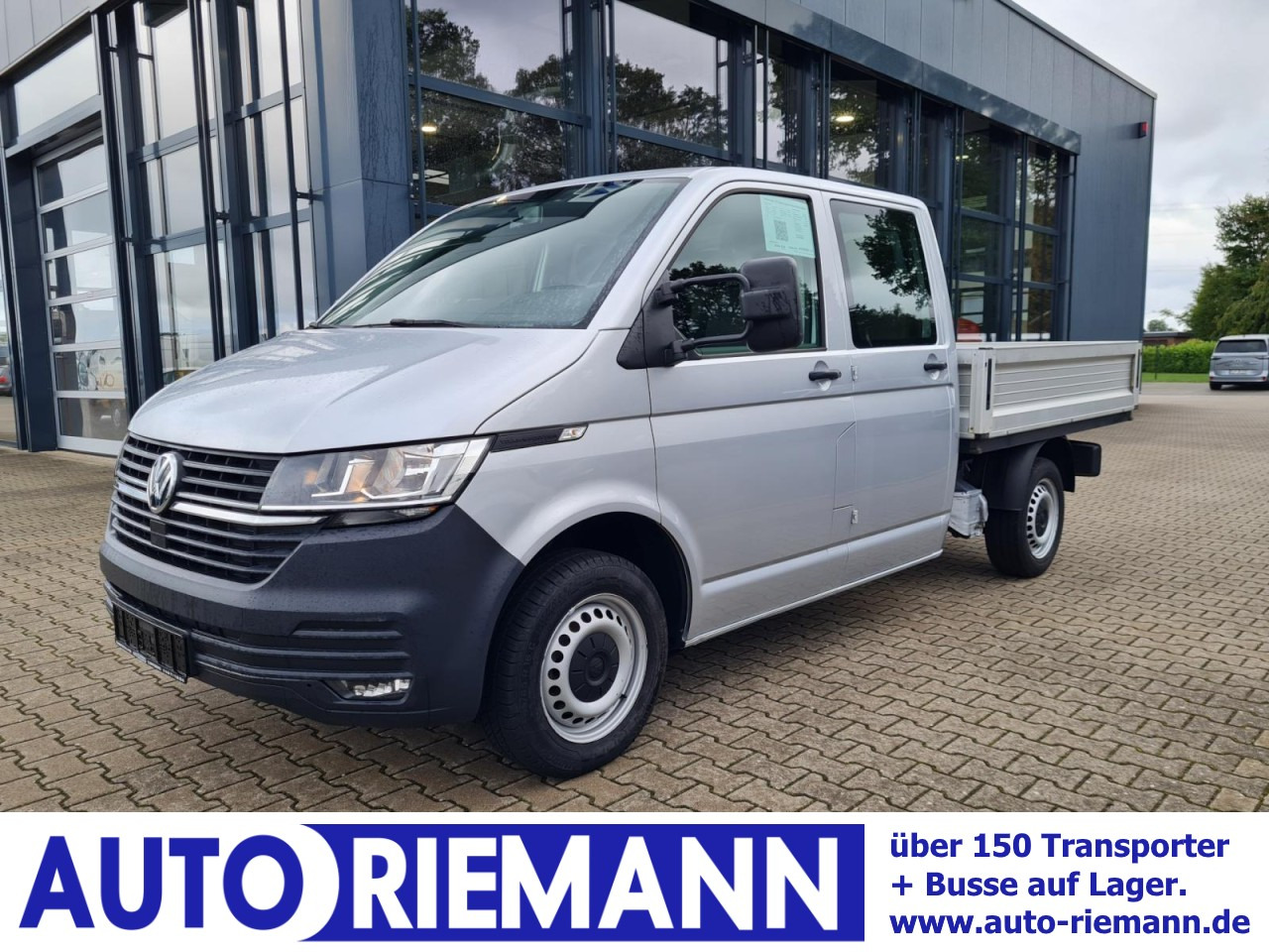 Volkswagen T6.1 Doka Pritsche Plane 6-Sitze Klima Komfort - Dostavno vozilo s ravnom platformom, Dostavno vozilo sa duplom kabinom: slika 1 Volkswagen T6.1 Doka Pritsche Plane 6-Sitze Klima Komfort - Dostavno vozilo s ravnom platformom, Dostavno vozilo sa duplom kabinom: slika 1