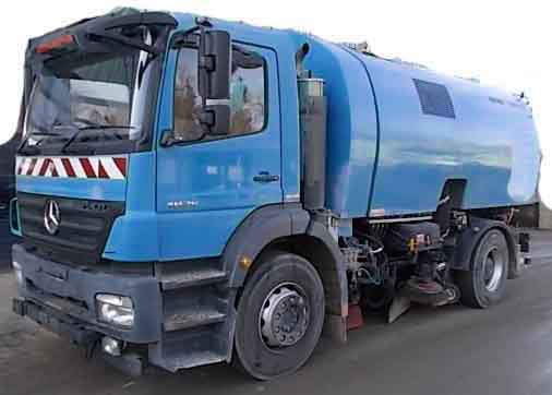 DB road sweeper with Schörling body 1629 K 4×2 / DB Kehrmaschine mit Schörling Aufbau 1629 K 4×2 - Autočistilica: slika 1 DB road sweeper with Schörling body 1629 K 4×2 / DB Kehrmaschine mit Schörling Aufbau 1629 K 4×2 - Autočistilica: slika 1