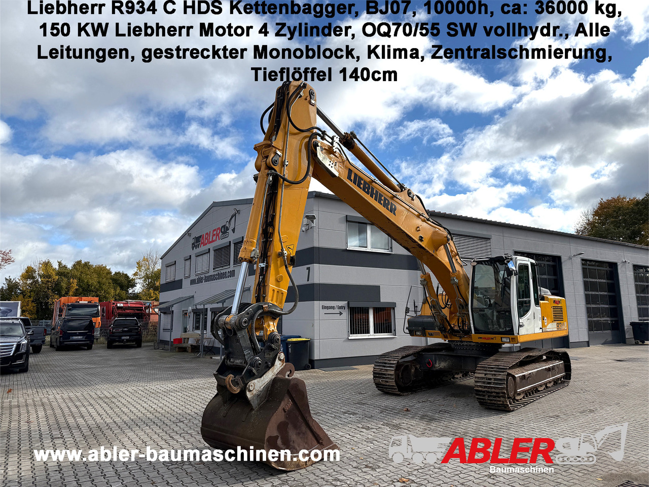 Liebherr R934 C HDS Kettenbagger OQ70/55 ZS - Bager: slika 1 Liebherr R934 C HDS Kettenbagger OQ70/55 ZS - Bager: slika 1