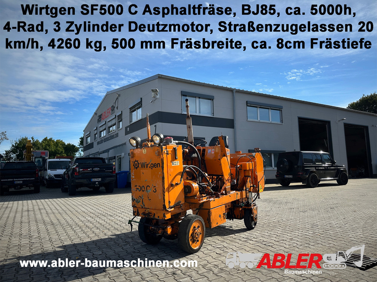Wirtgen SF500C Asphaltfräse - Hladni planer: slika 1 Wirtgen SF500C Asphaltfräse - Hladni planer: slika 1