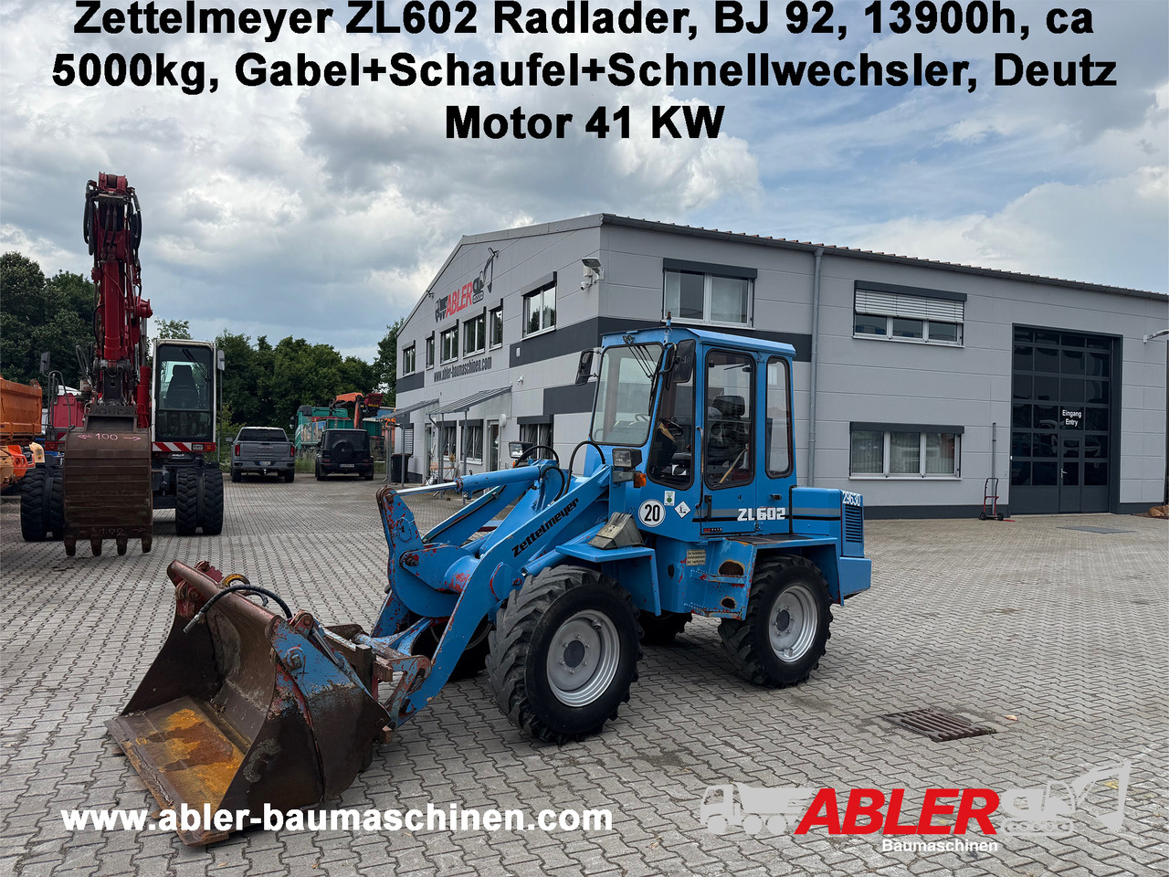 Zettelmeyer ZL502C Radlader Gabel+Klappschaufel+SW - Utovarivač točkaš: slika 1 Zettelmeyer ZL502C Radlader Gabel+Klappschaufel+SW - Utovarivač točkaš: slika 1