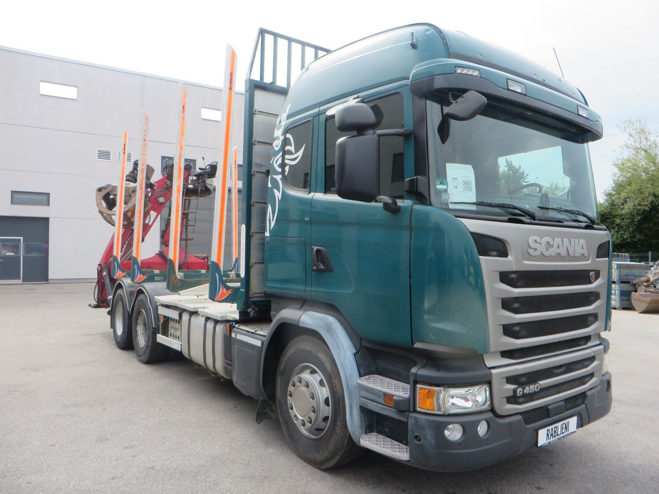 Scania G450 6x4Timber - Šticar, Kamion sa dizalicom: slika 2 Scania G450 6x4Timber - Šticar, Kamion sa dizalicom: slika 2