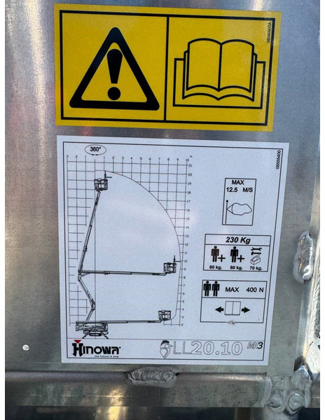 Novu Zglobna platforma Hinowa Lightlift 20.10: slika 9 Novu Zglobna platforma Hinowa Lightlift 20.10: slika 9