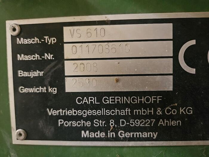 Geringhoff VarioStar 610 - Prednji deo kombajna: slika 4 Geringhoff VarioStar 610 - Prednji deo kombajna: slika 4